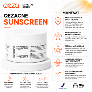 Qezacne Sunscreen - Sunprotection For Acne Prone